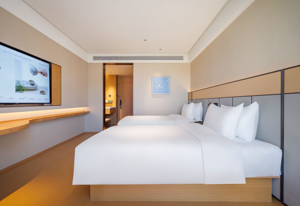 景观双床房【公园景观|金可儿床垫|拾趣茶具】