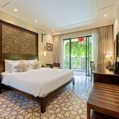 帶陽台的泳池景觀別墅套房 阿霍伊會安精品度假村及Spa優惠