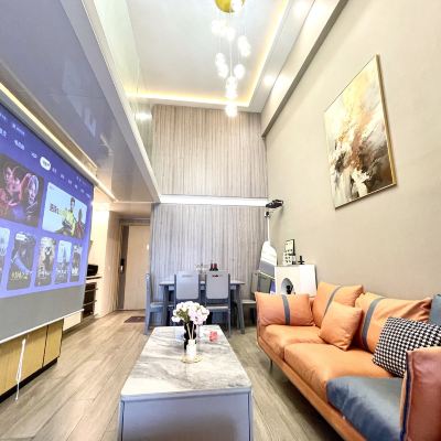 電動麻將·百吋屏幕唱K·莫凌·歐式輕奢風·兩室LOFT 珠海莫寧民宿優惠