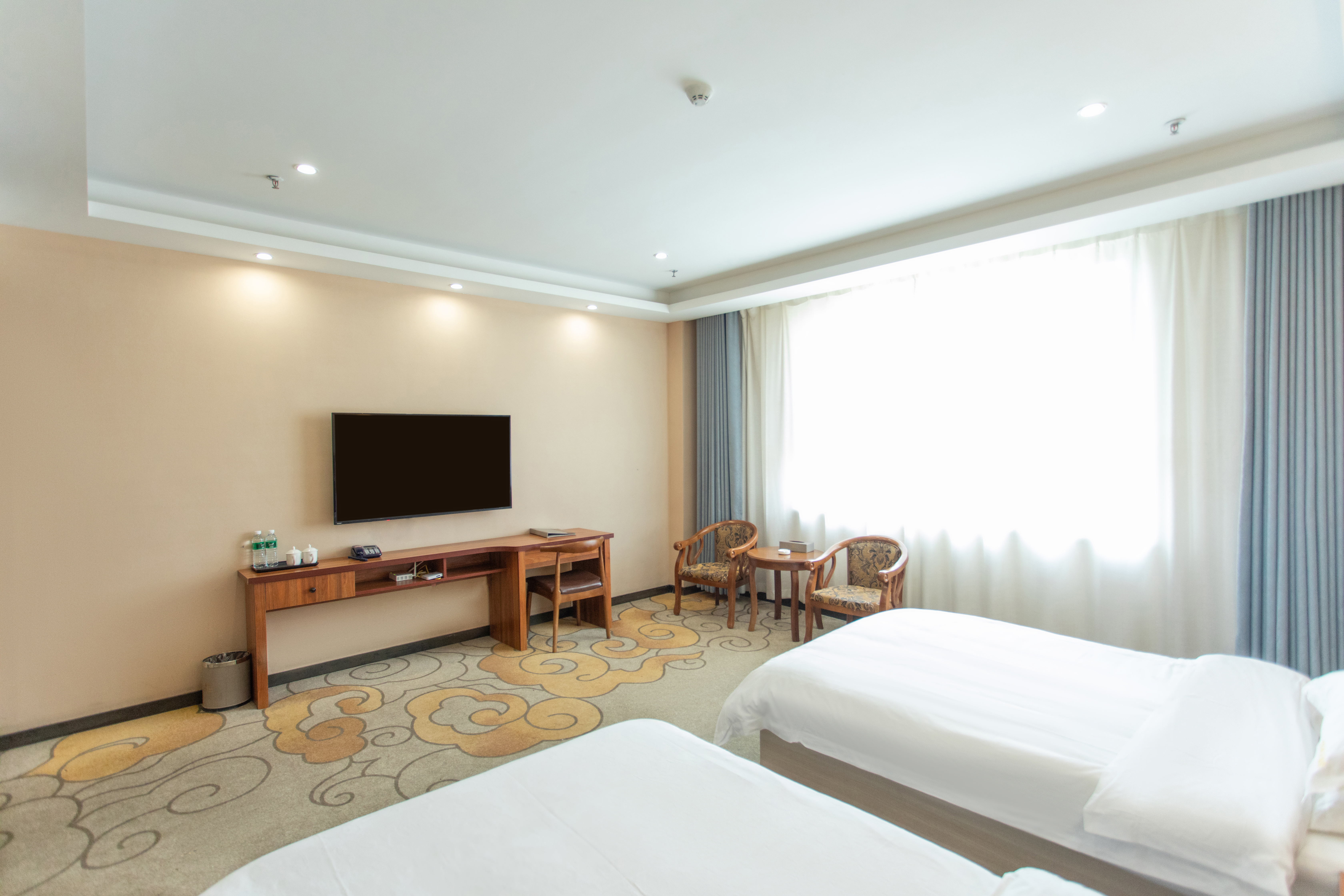 豪华中式双床房（舒适床品+超大空间）