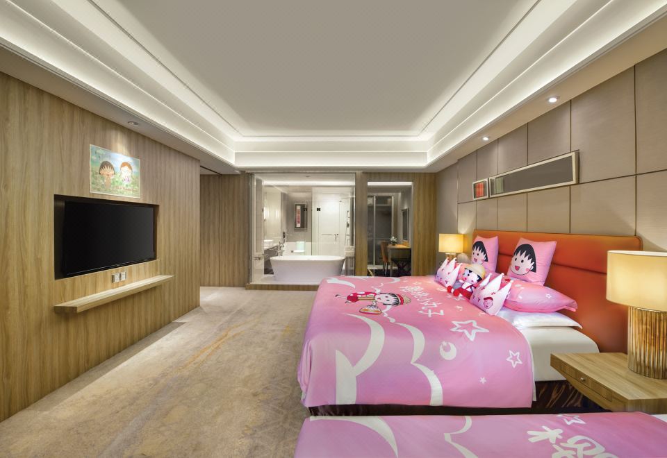 樱桃小丸子亲子主题套房