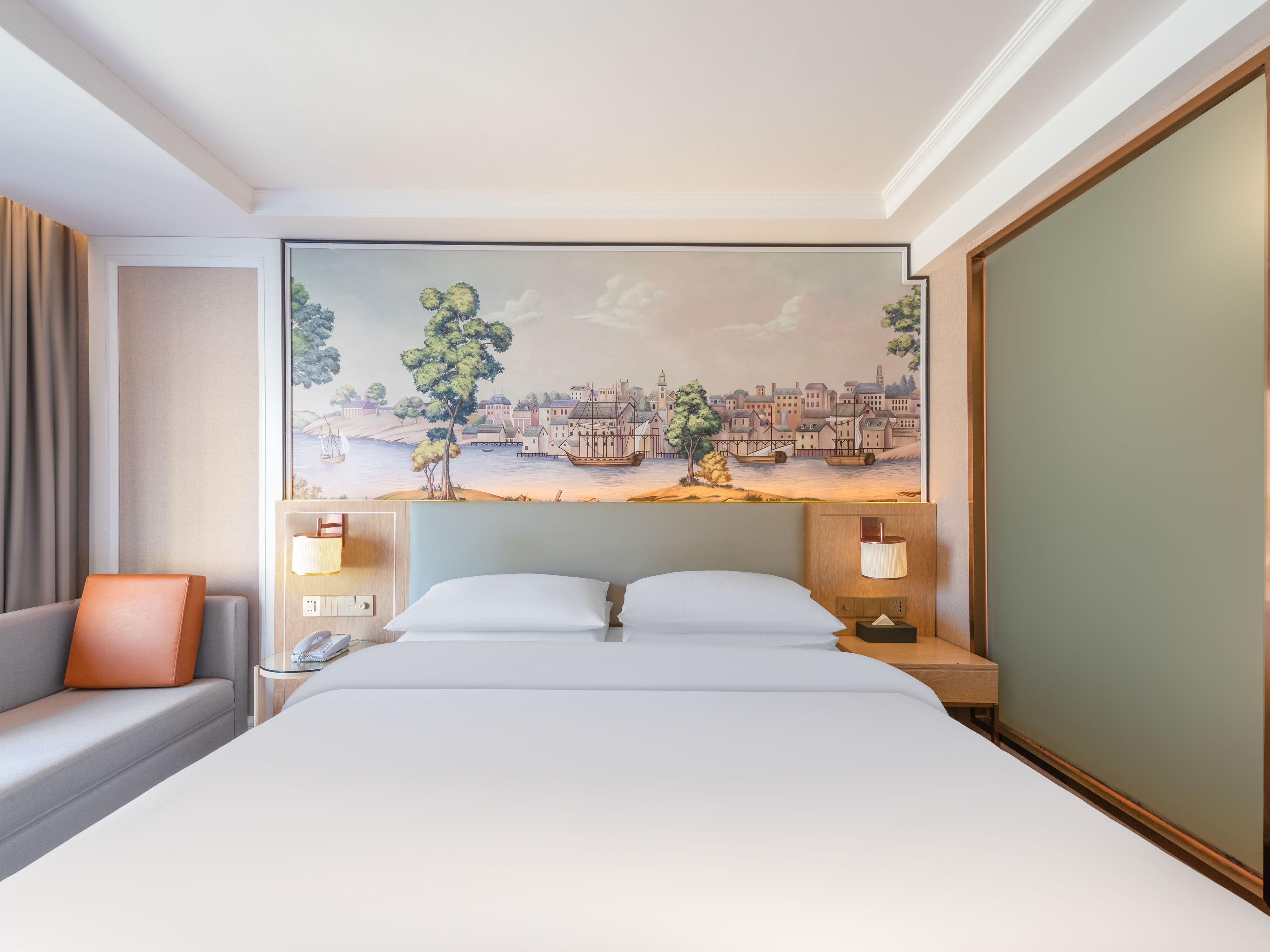 豪华大床房｜高清电视｜新风净化｜深睡记忆枕