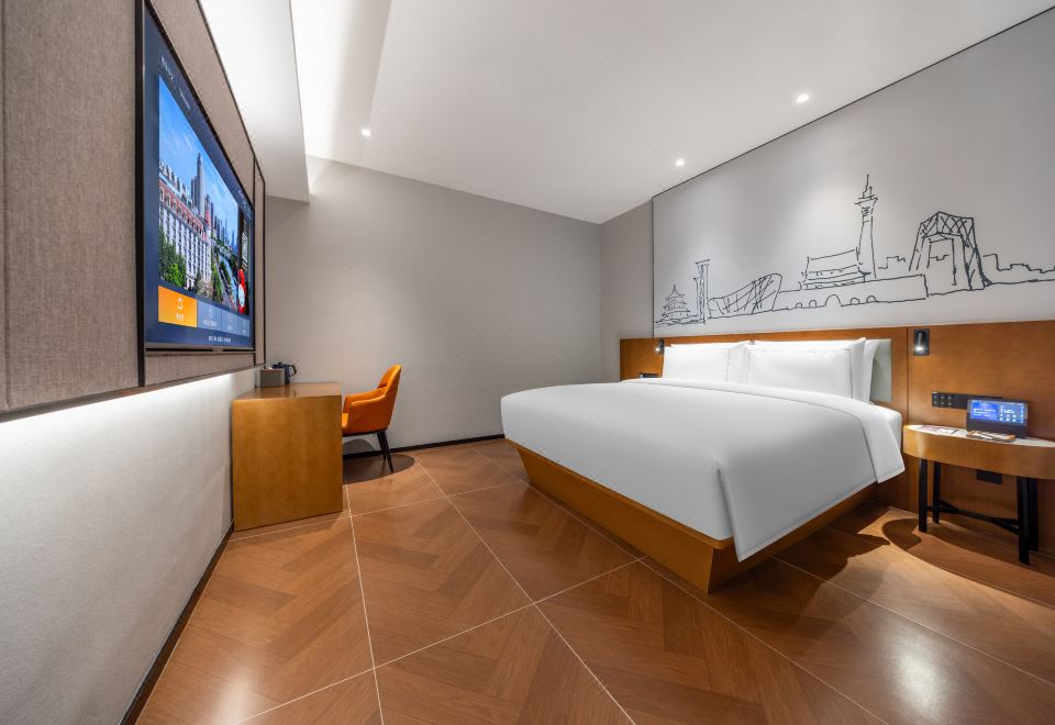 UrCove by Hyatt Beijing Tiantan Hospital Advanced Business ParkQuiet Enjoyment Double Bed Room (Private Coffee Machine, Smart Guest Control, Wireless Casting)
