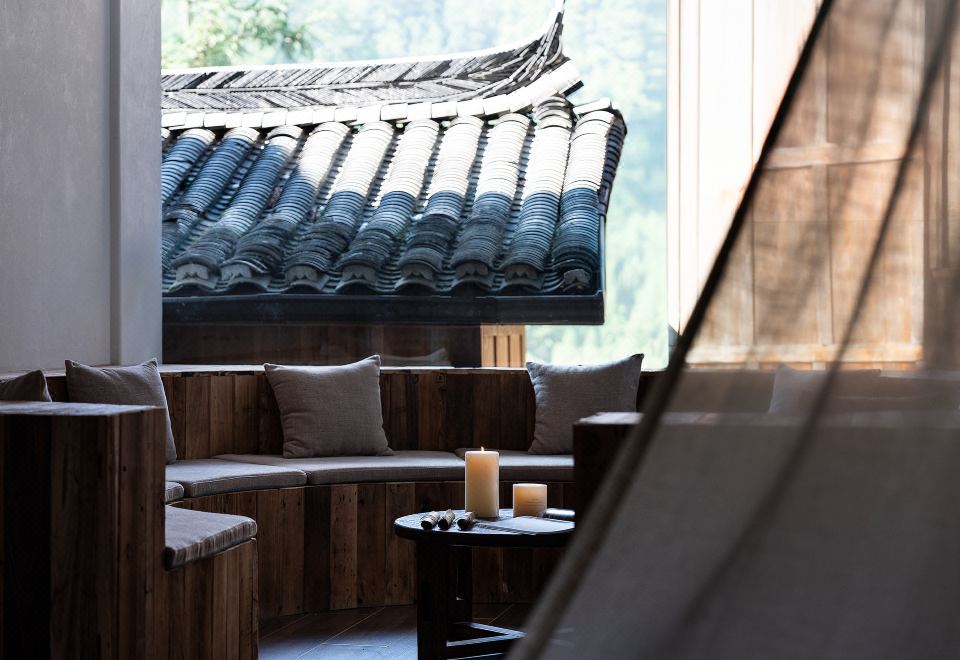 松霜.棋牌双床房-零压床垫︱智能客控︱极米投屏