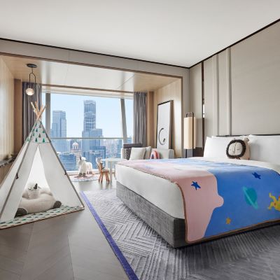 悦享萌趣親子江景大床房 上海魯能JW萬豪侯爵酒店優惠