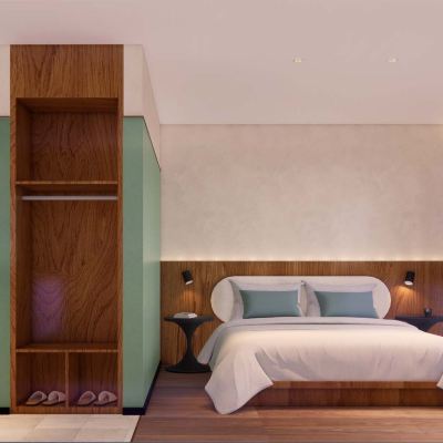 寶格麗綠大床房（私享靜謐+舒適好眠+靜謐空間） 廈門海島鷺嶼飯店（廈大雙子塔店）優惠