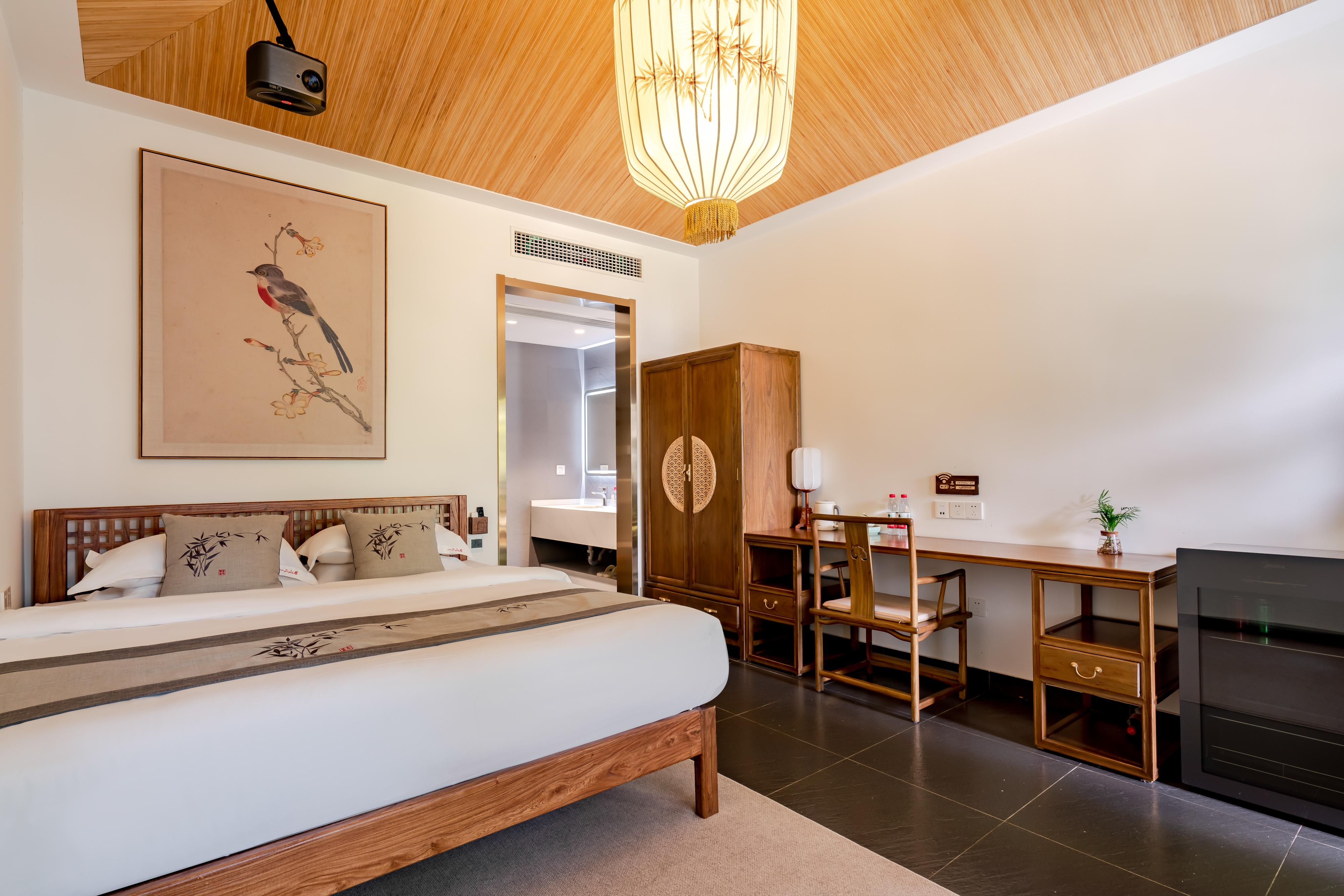 松风· 大床房（全屋暖气+巨幕投影+戴森吹风机）