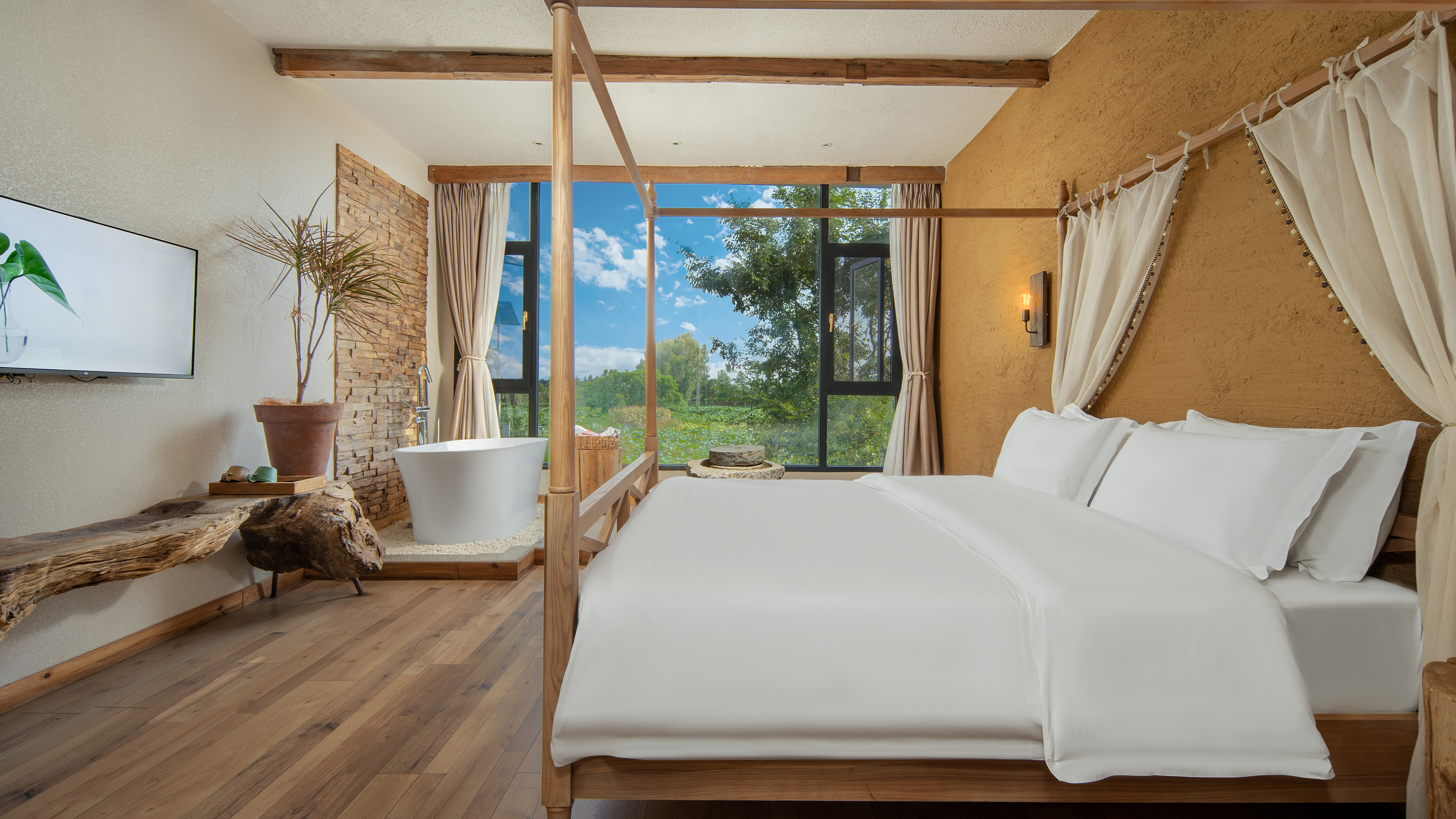 沐空·田野观景大床房