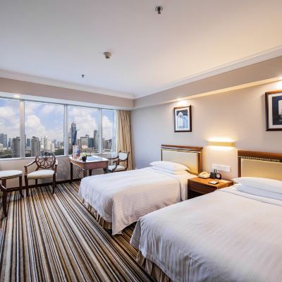 國學文化雙床房 上海新錦江大飯店優惠