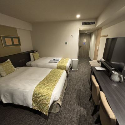 高級雙床房（帶腳輪床） 禁菸 奈良天然溫泉大和魯內飯店優惠