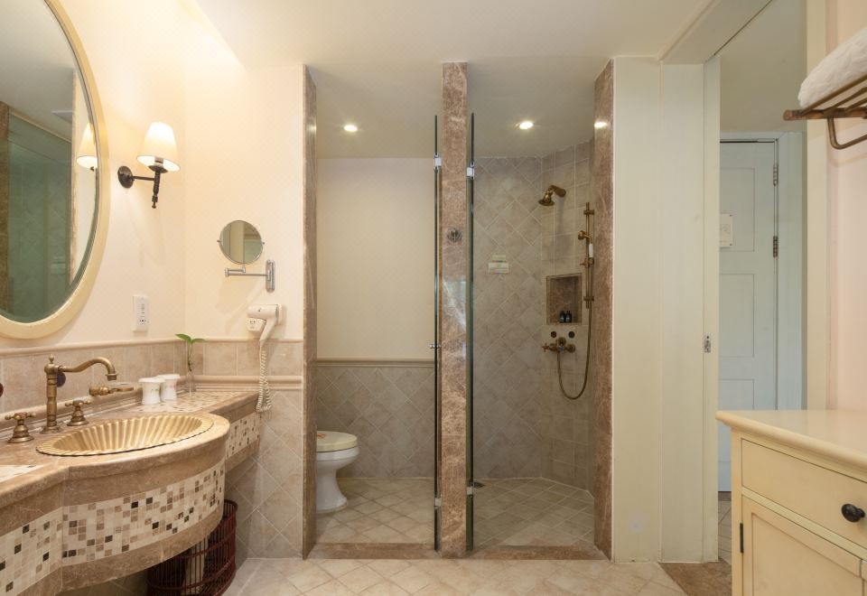 海神居豪华温泉双床房【巴洛克风格+欧式浪漫+私人泡池】