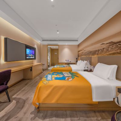 親子家庭房（180°超大落地窗+孩童帳篷+小冰箱） 成都寬窄巷子美居飯店（通惠門地鐵站店）優惠