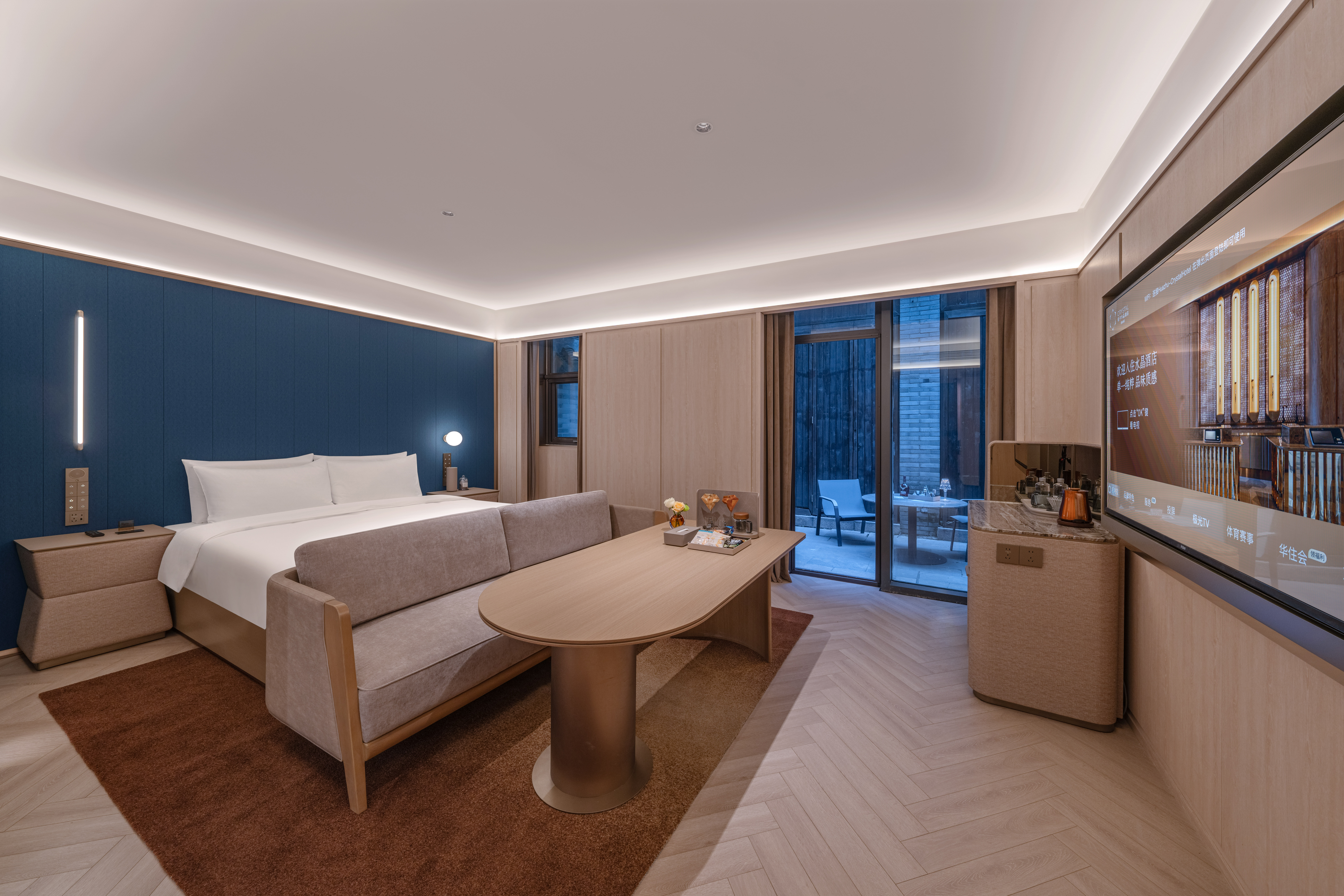 庭院精选大床房（丝涟床垫+徕芬吹风机+Mini吧+音箱）