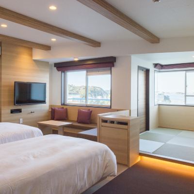 【オーシャンビュー】デラックス和洋室 鳥羽わんわんパラダイス クーポン