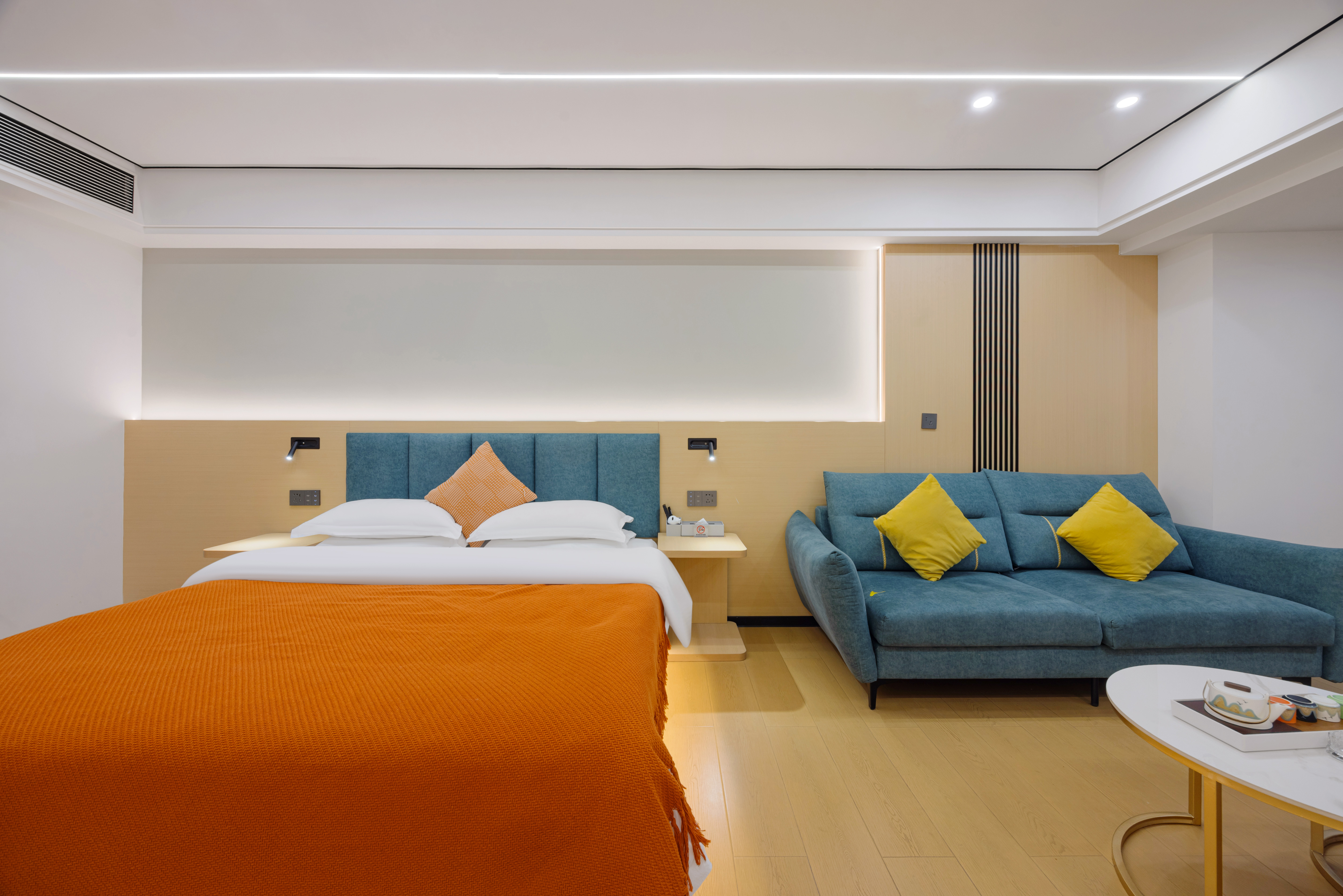 城景轻奢大床房（市井璀璨夜景+定制静眠床品+智能马桶）