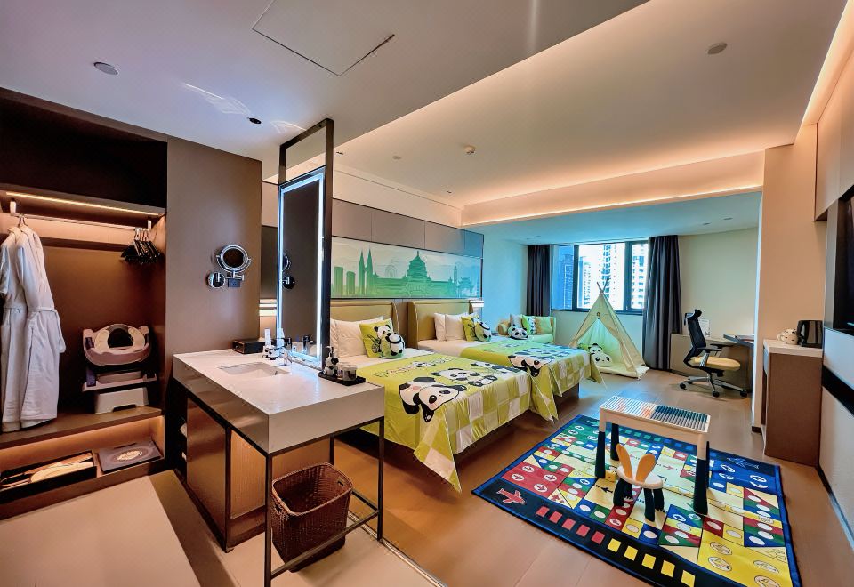 熊貓奶蓋主題親子房（雙床）