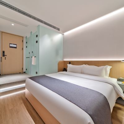 商務大床房 親睦家飯店（成都茶店子客運站金科北路地鐵站店）優惠