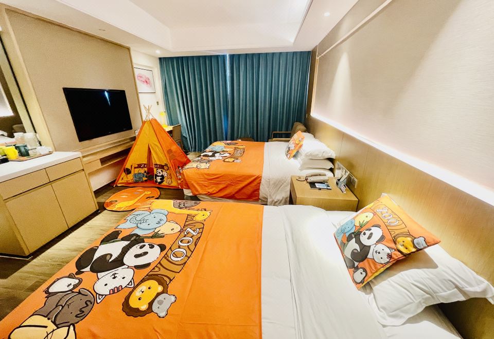 B樓-豪華親子椰風景觀房-陽台