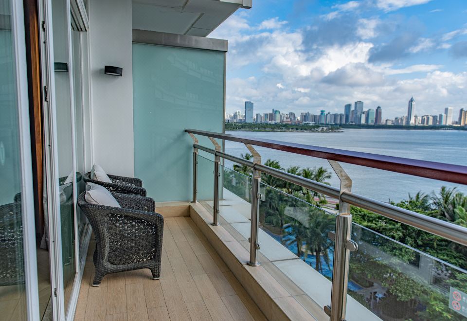 尊享經典海景大床房|陽臺【落日晚霞美景】