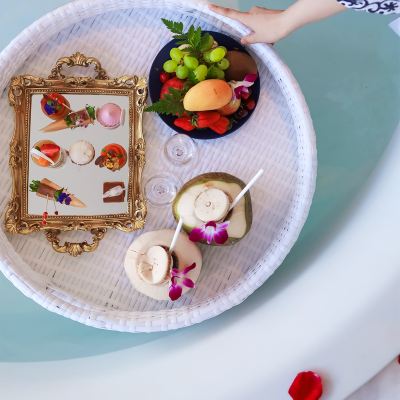 浪漫河畔甜蜜大床客房丨超大圓形浴缸 天津海河悅榕莊優惠