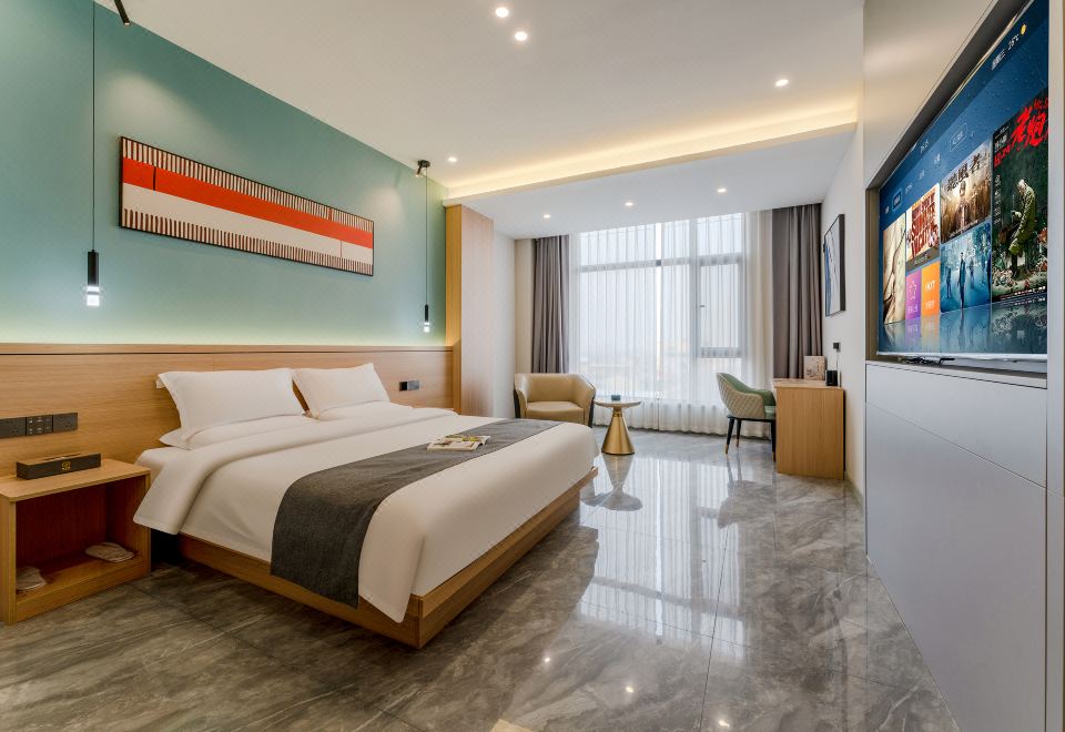 經典智能大床房（落地窗&智能小度&零壓床墊）