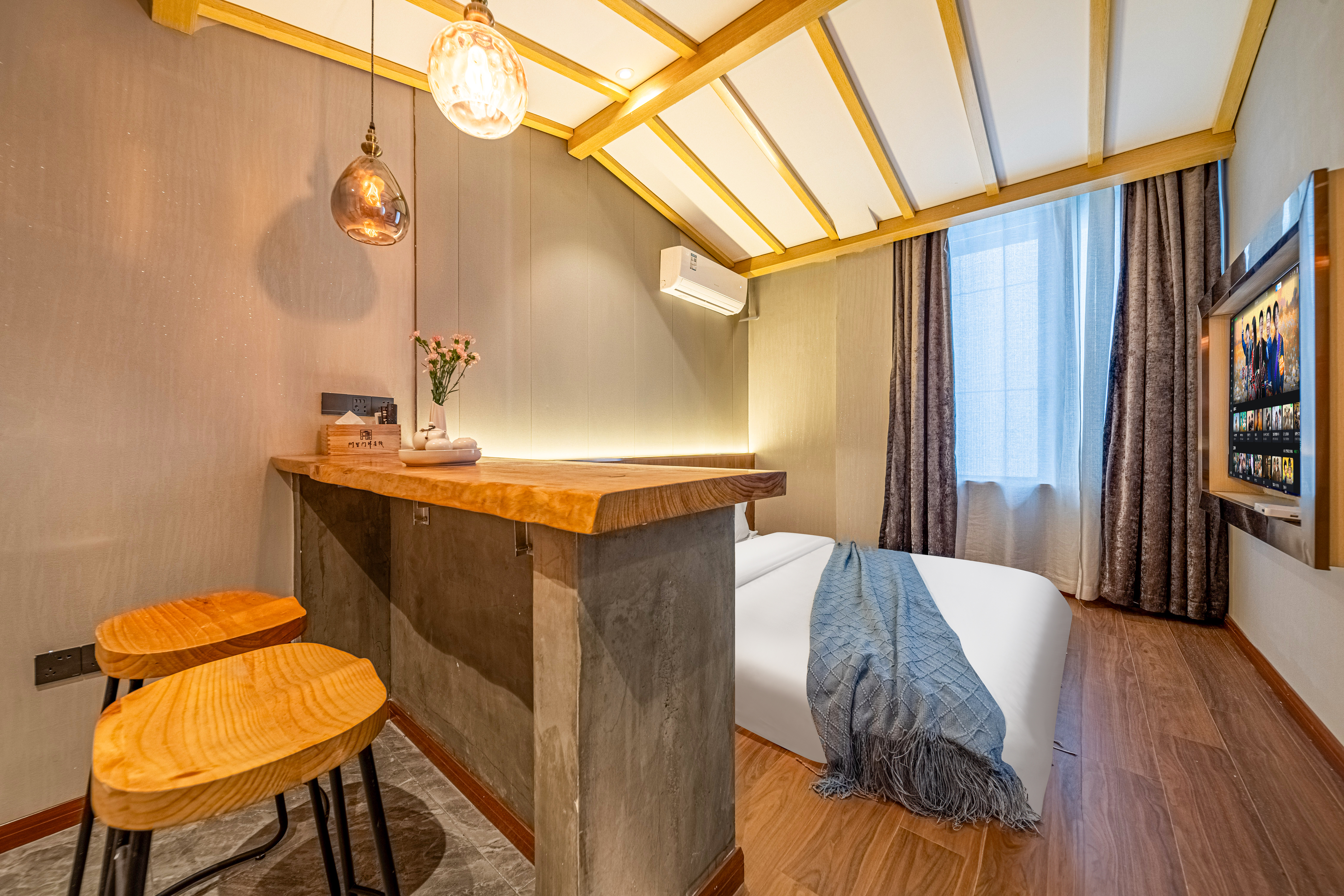 月白沉香·榻榻米房【舒睡好眠+雅致静逸】