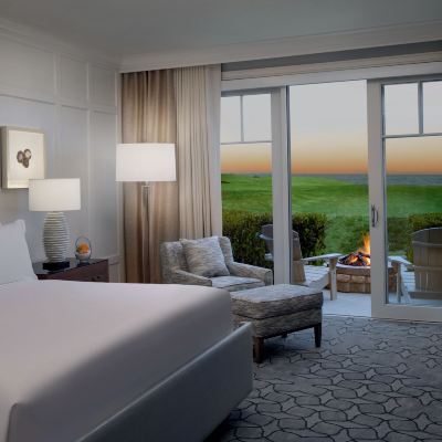 Terrace Fire Pit Guest Room The Ritz-Carlton, Half Moon Bay Promo Code