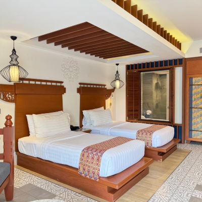 豪華精品雙床房 Aonang Princeville 別墅度假村和 Spa優惠