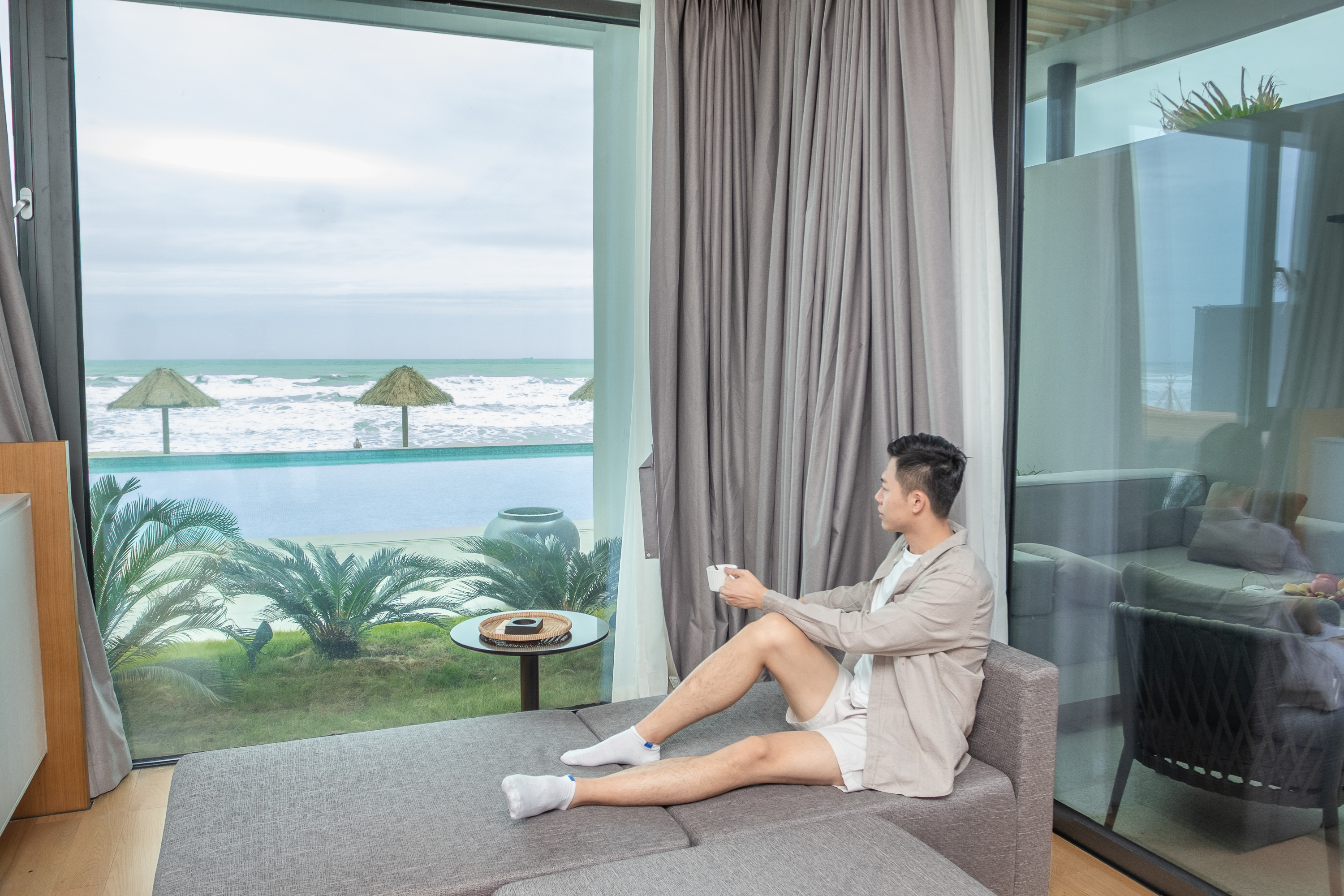 庭院海景复式套房（金可儿床垫+汉斯格雅衞浴）