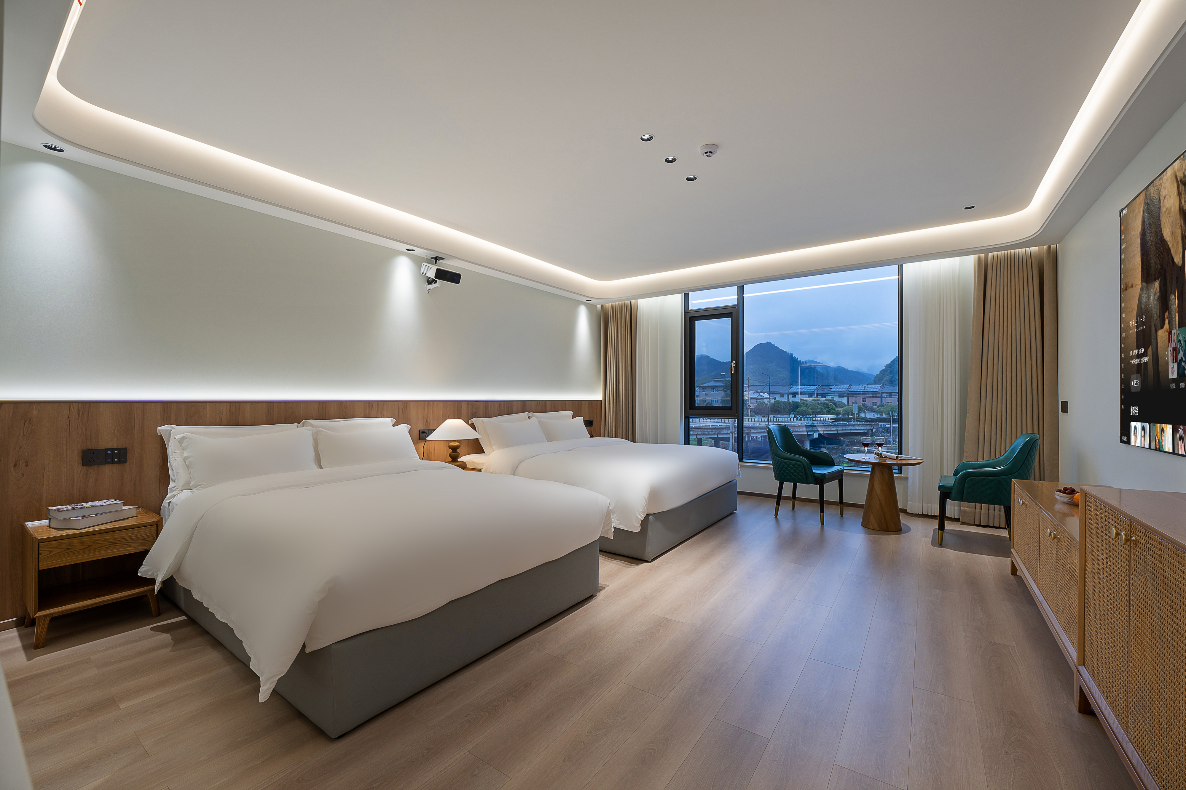 山薇·投影家庭房+巨幕投影+好眠床品+智能马桶