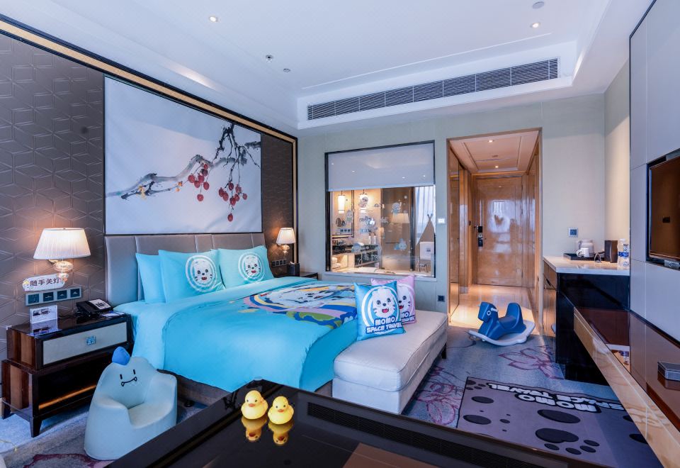 童夢奇幻親子大床房（彩蛋主題|帳篷+益智桌+游戲毯）