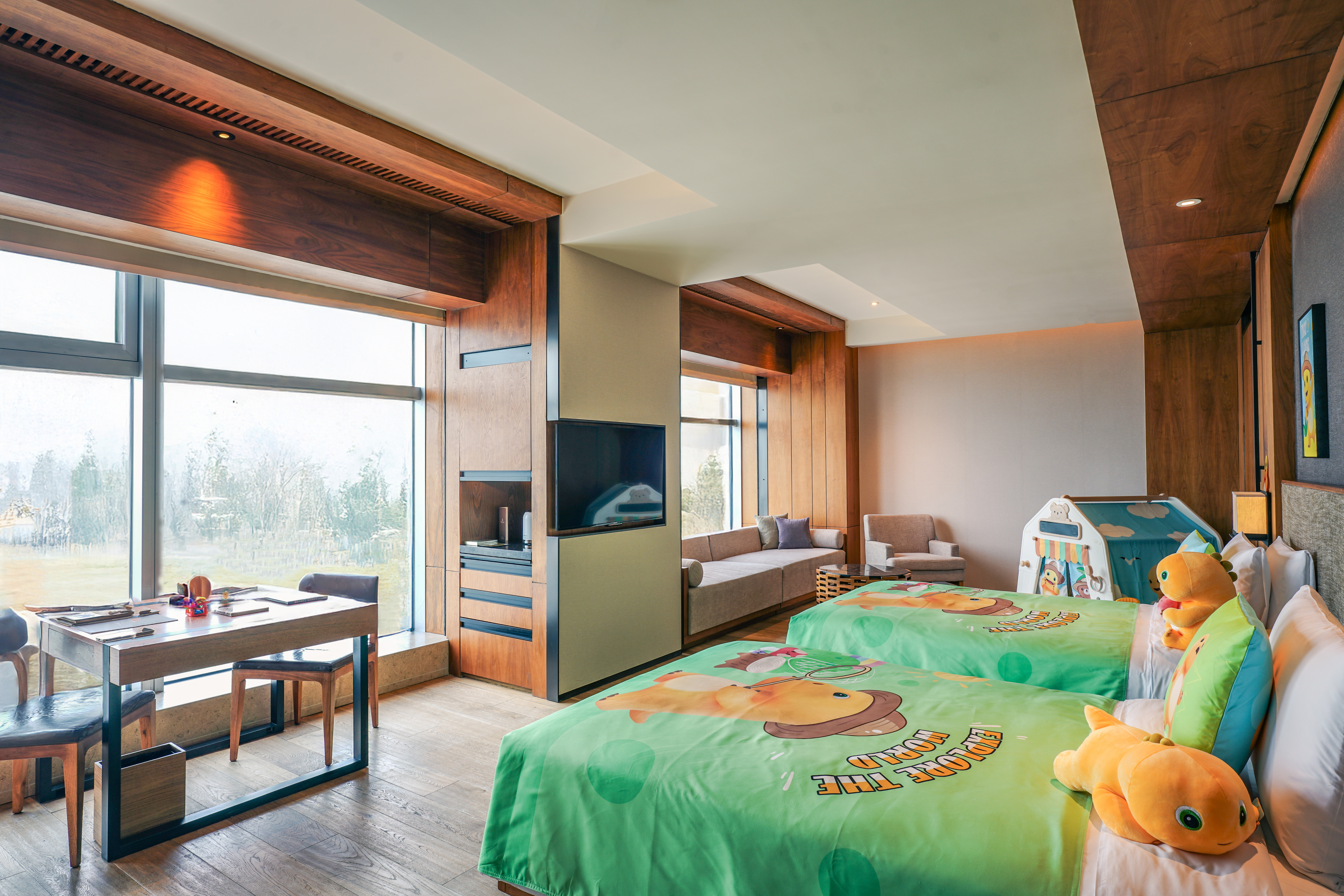 奶龍親子主題雙床房