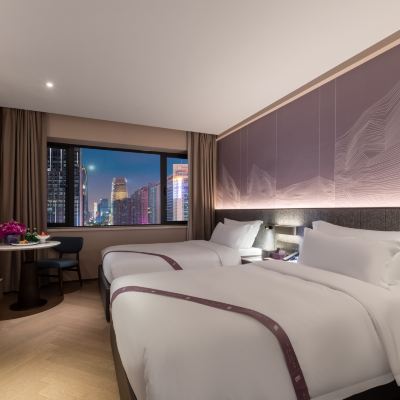 藝心城景雙床房（智能客控+電動離簾+無線充電） 廣州珠江新城琥珀東方酒店優惠