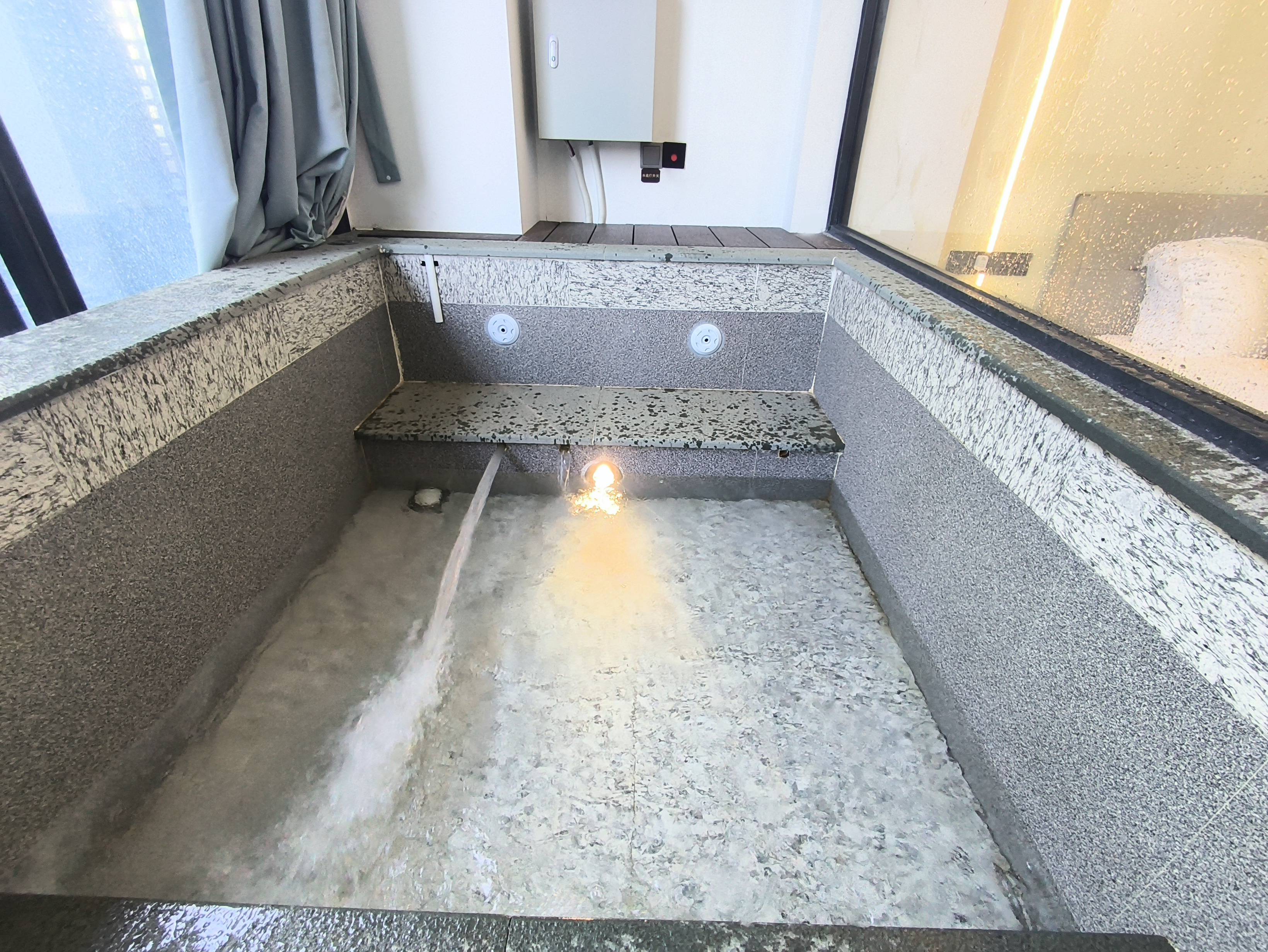 复式亲子直通漂流河房（独立泡池）