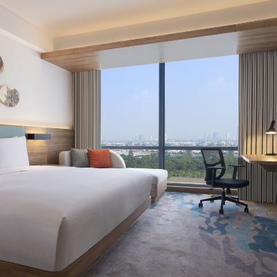 特大床客人房高樓層 Hilton Garden Inn Jakarta Taman Palem優惠