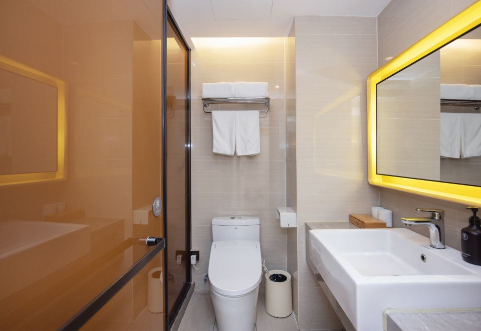 高級大床房（落地窗+65寸投屏電視+分體空調+地暖）