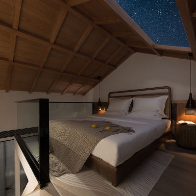 莫為丨雙層Loft星空景雙床套房【科勒衛浴-中央空調-乳膠床墊-侘寂傢俱-百寸投影-智能馬桶-星空景】 私席·方圓結構美學館（麗江古城大水車店）優惠