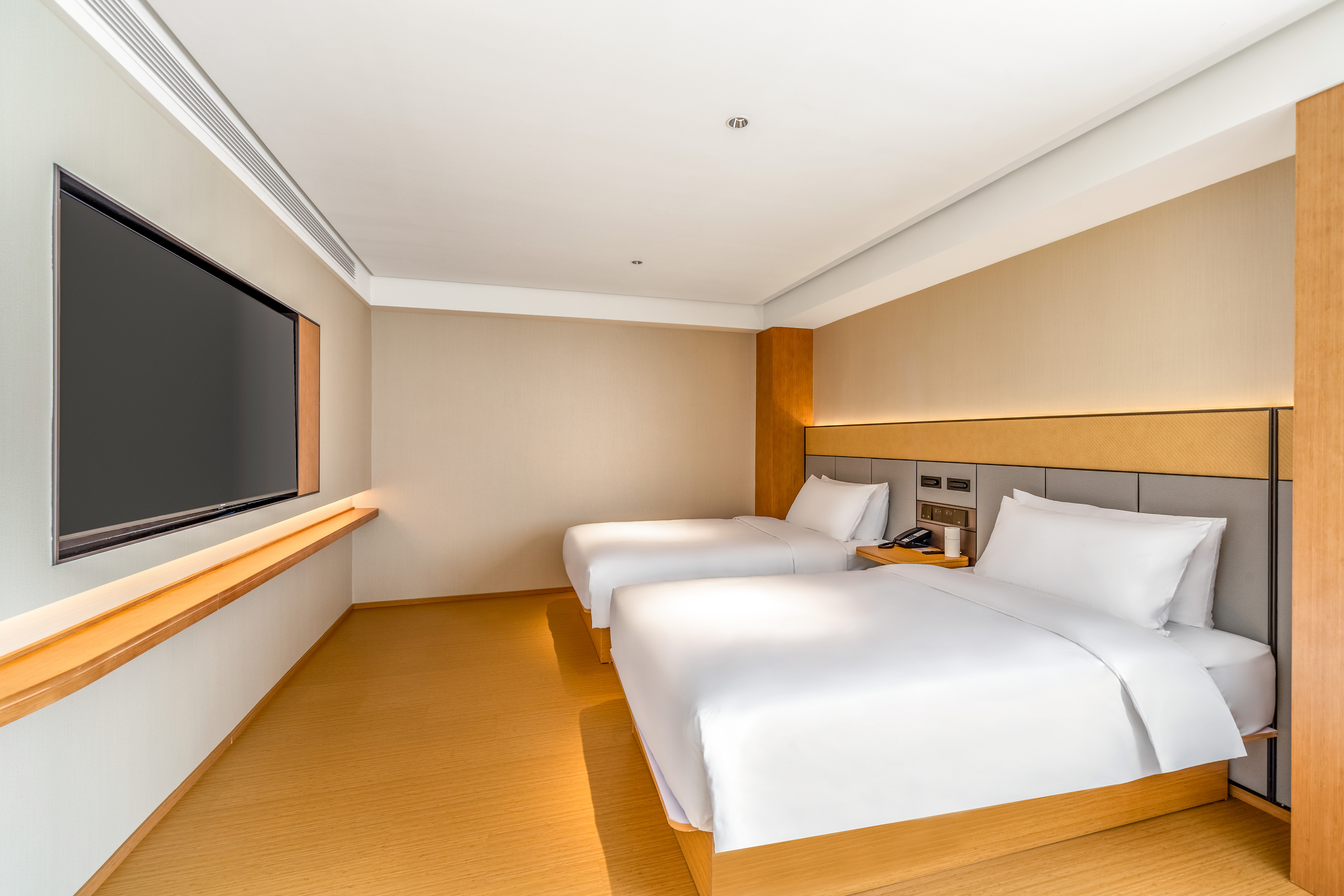 商务双床房（加湿器+65寸投屏电视+小冰箱+深睡枕）