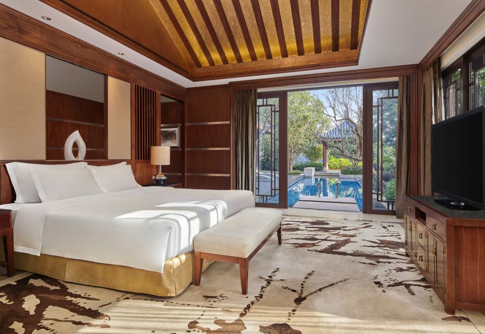 雙臥A型別墅-獨立溫泉泡池及泳池