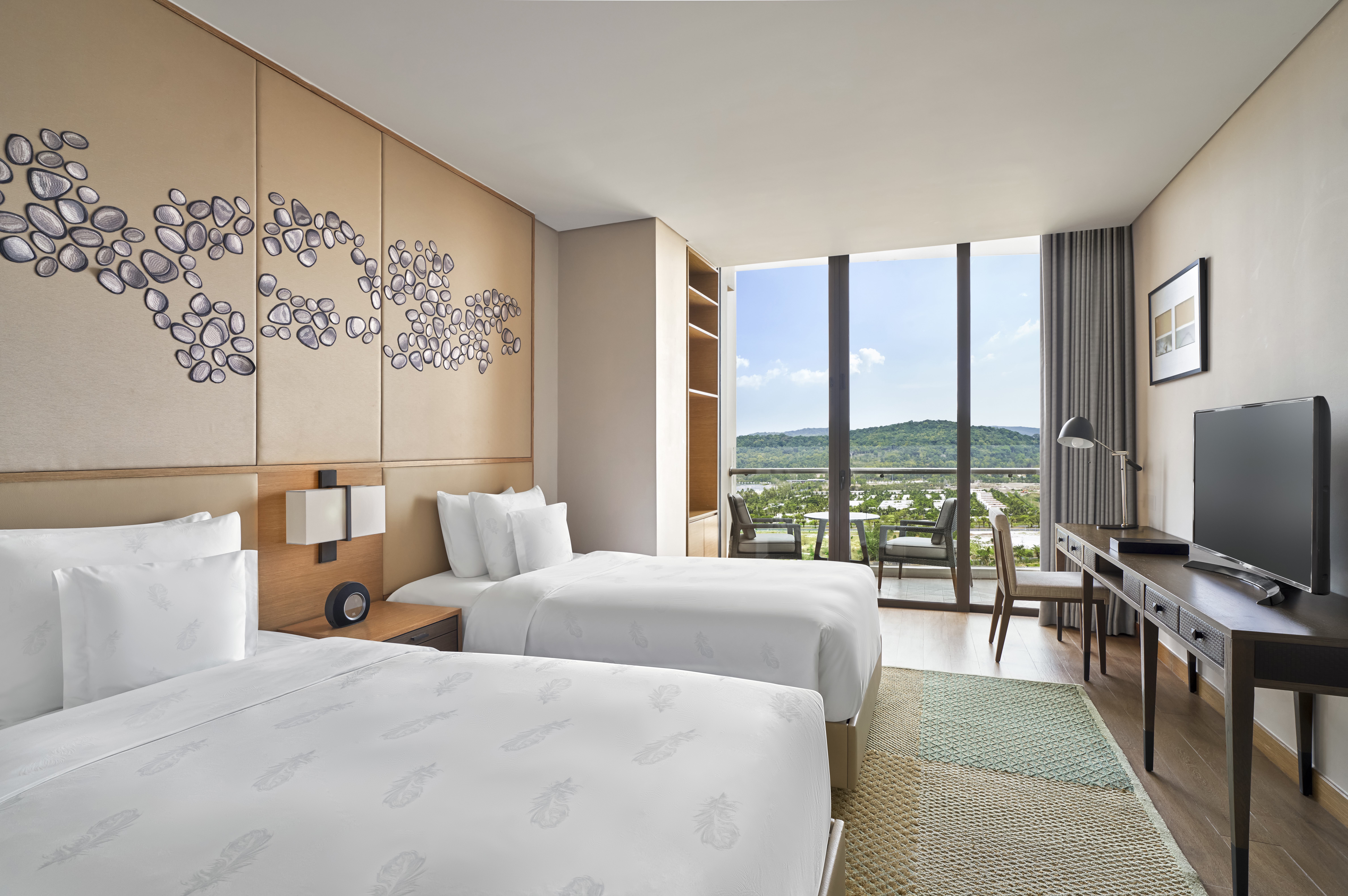 长滩景观公寓（特大床+2张单人床）