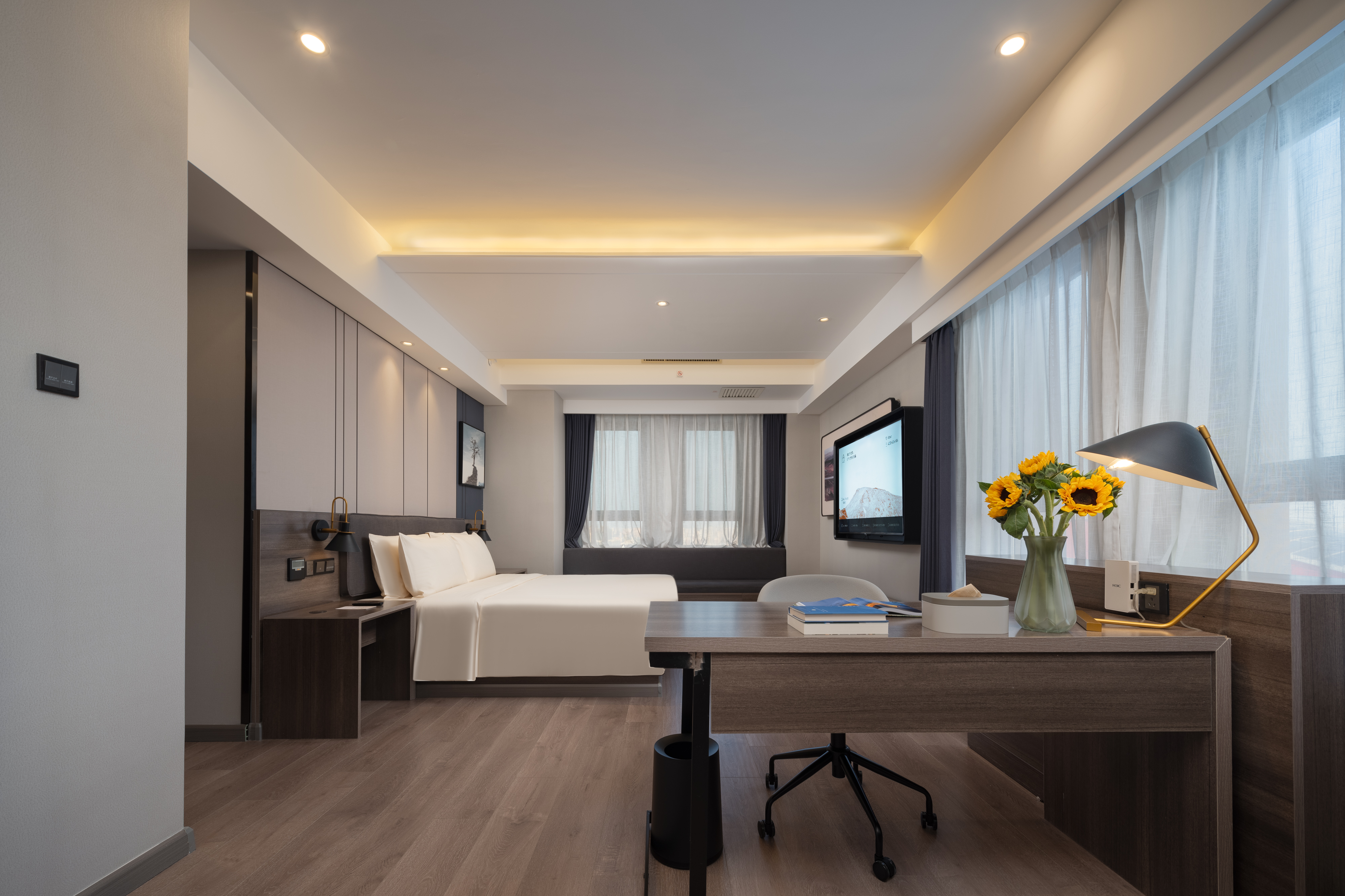 Harbin Ice and Snow Word Sunac Land Atour X Hotel几木园景套房（投屏＋加湿器+小冰箱+浴袍+体重秤）