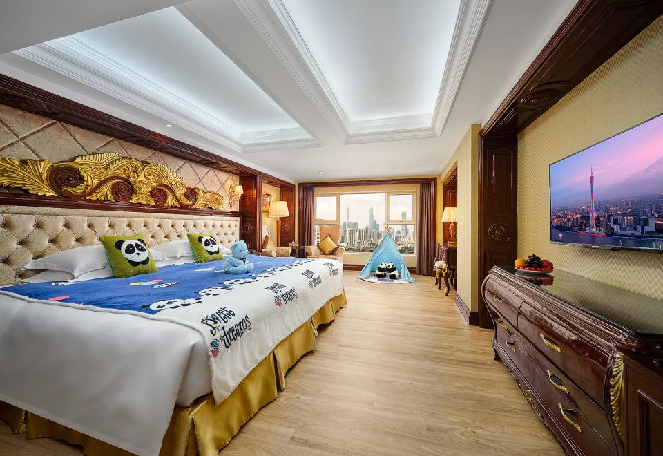 萌娃爱住大床房「其乐融融+肆意纵享超大床位」