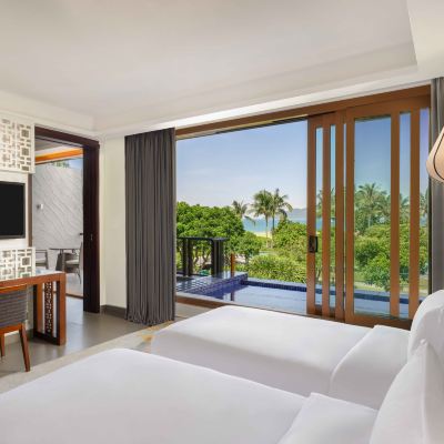 海景精緻雙床泳池套房 蘭珂悦椿度假村優惠