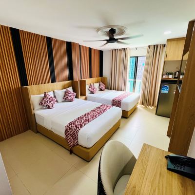 Bilik Keluarga dengan Balkoni Kupon Cozy Hotel at KL Sentral