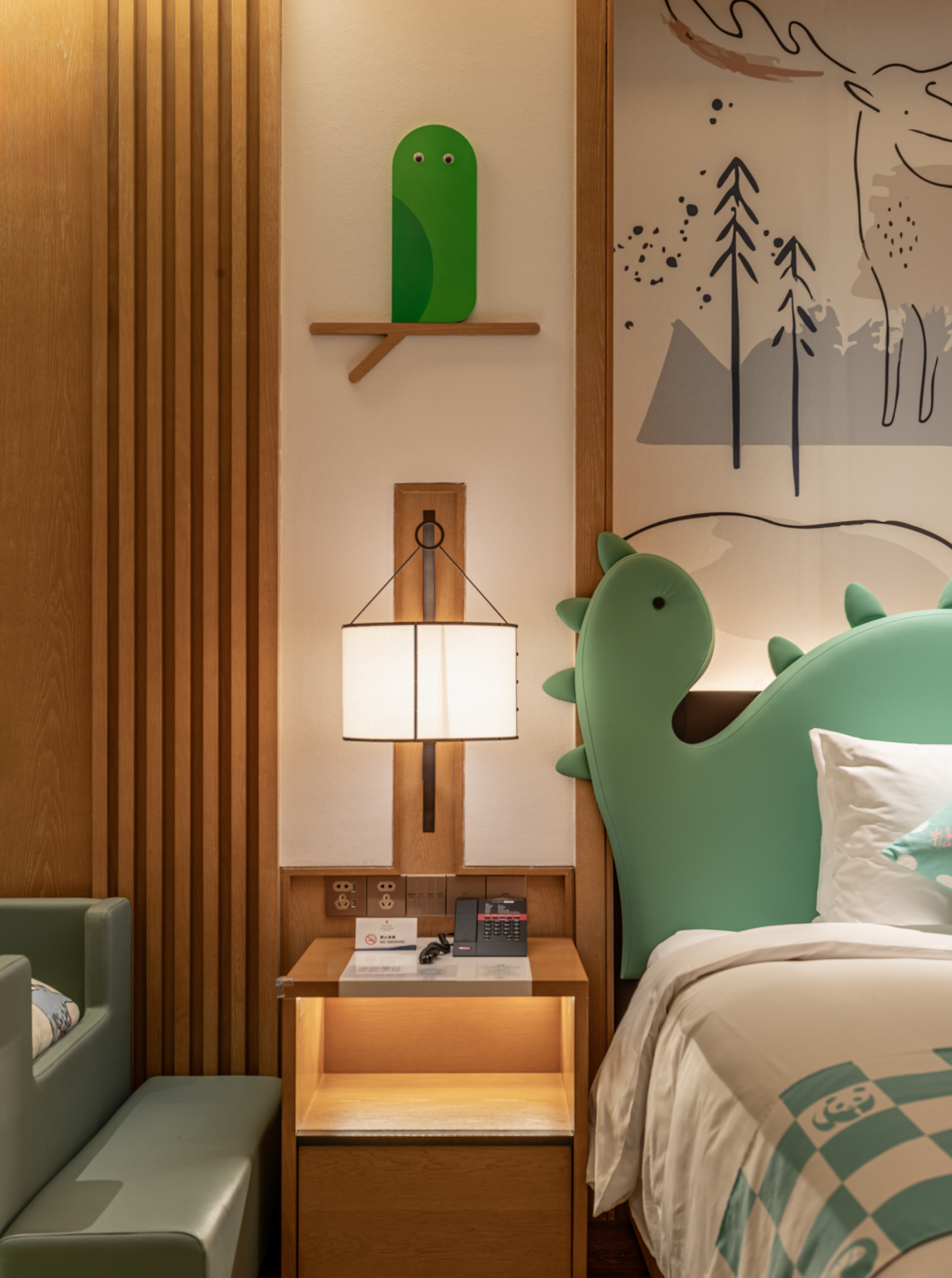 梦游XIAN境主题三床房（森系帐篷丨精灵小床）