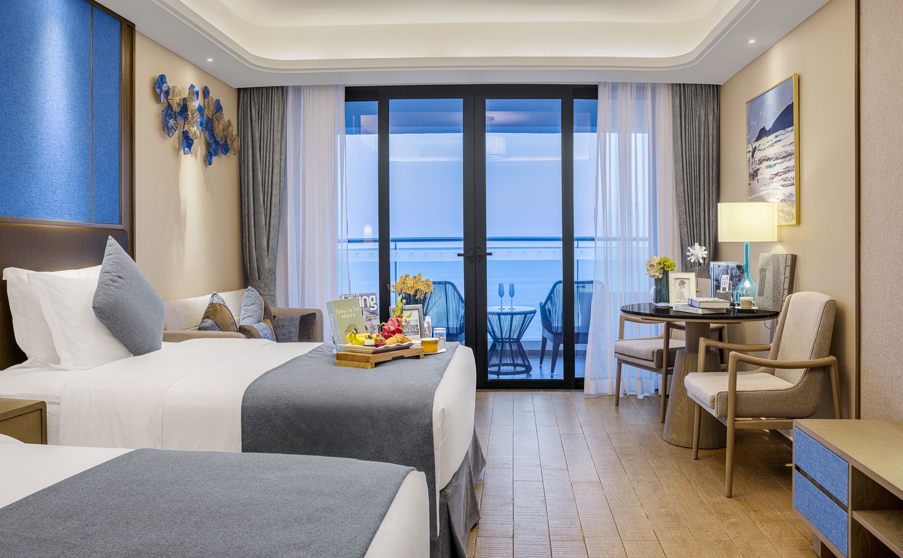 卓越海景双床房