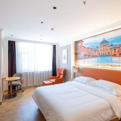 航跡之窗大床房 格林和美商務飯店（濱海國際機場航廈地鐵站店）優惠