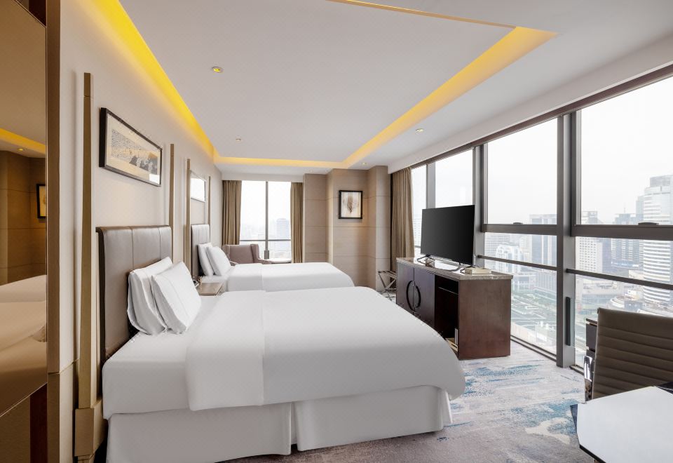 豪華江景雙床房