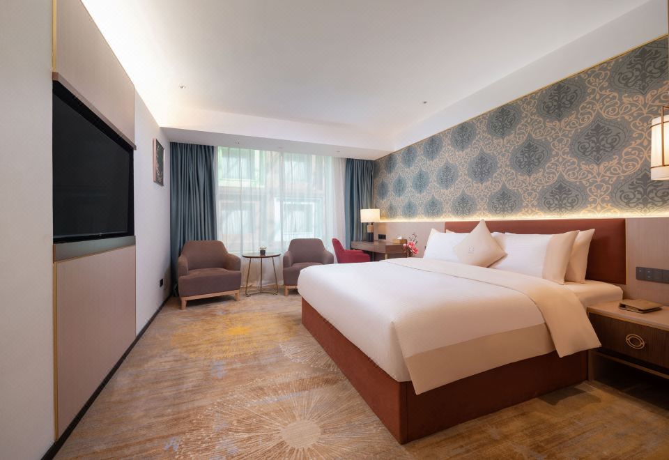 Guangzhou Wogo Yuanbao HotelWogo King Room (TV Projection + Steam Eye Mask)