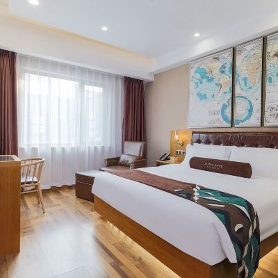 啡凡豪華大床房（森林氧吧+賽諾床墊+負離子吹風機） 喆啡飯店（天津大悅城鼓樓地鐵站店）優惠